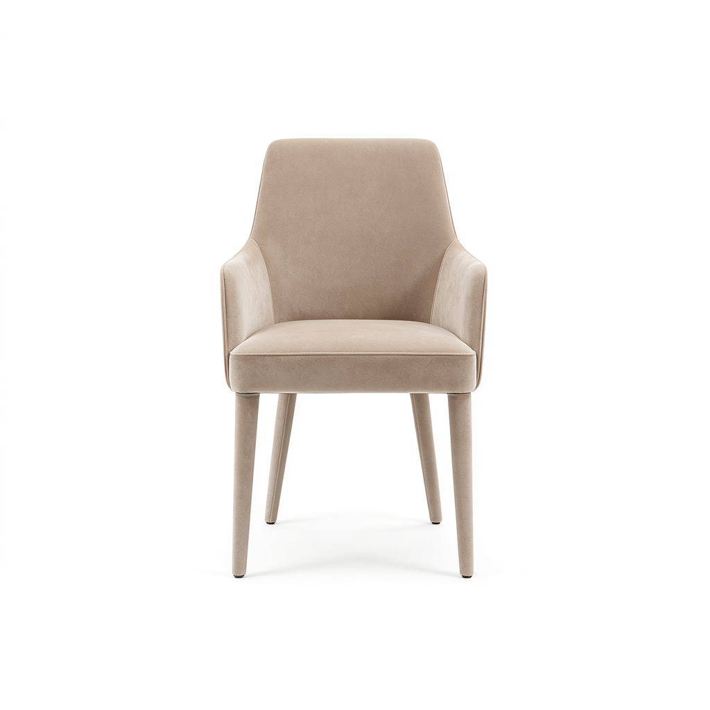 Aymotion Mid-Century Dining Chairs Set of 2 Soft Velvet Backrest Metal Legs Kitchen Living Room Metal Velvet Fabric Green 52.5 x 49.5 x 83 cm