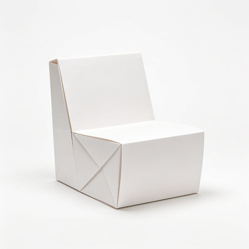 Aymotion AlienTech Home Furniture Softeating Modern Design Accordin Folding Paper Stool Sofa Chair Kraft Paper Relaxing Foot Stool-Fashion Paper Design, Ideal for School, Kitchen,Living & Dining Room